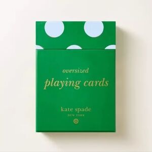 Kate Spade Polka Dot Oversized Waterproof Deck of Cards Limited Edition